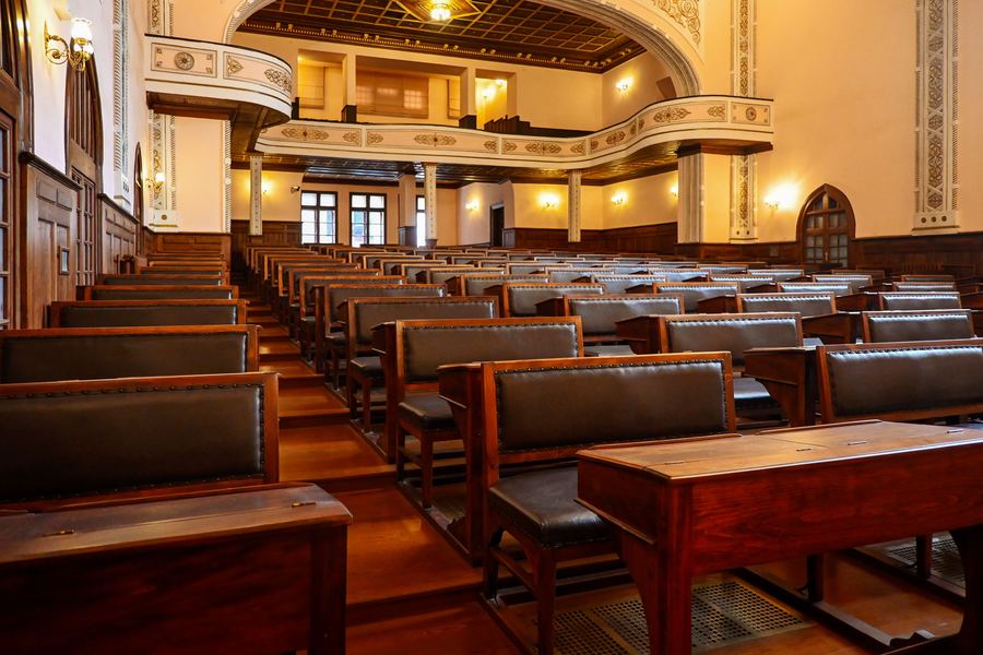 University lecture hall